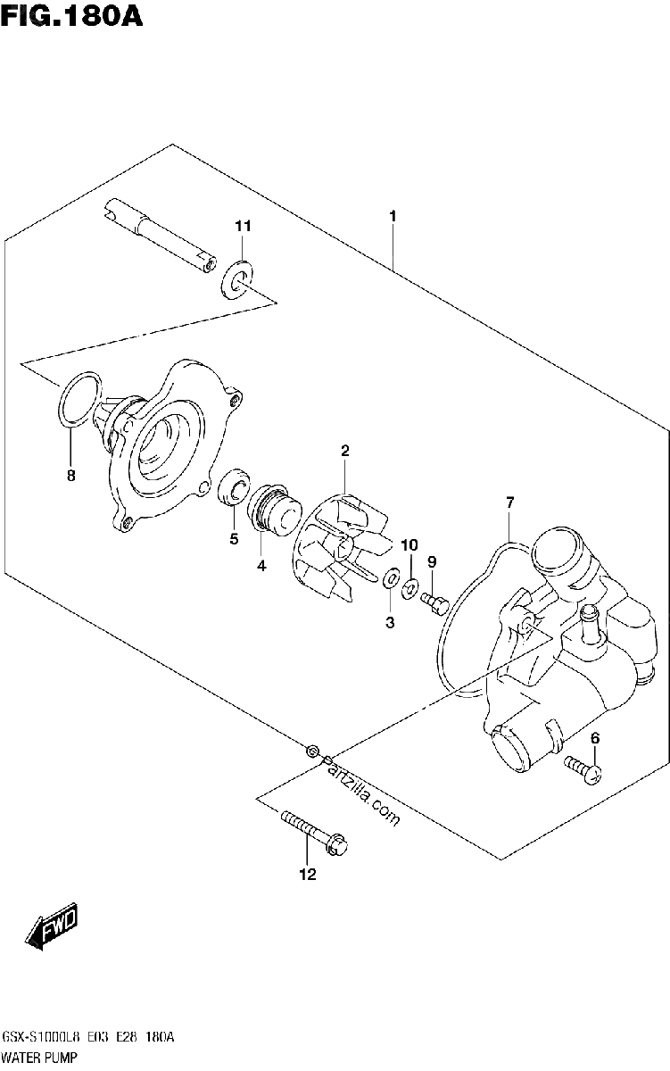 Diagrama de WATER PUMP