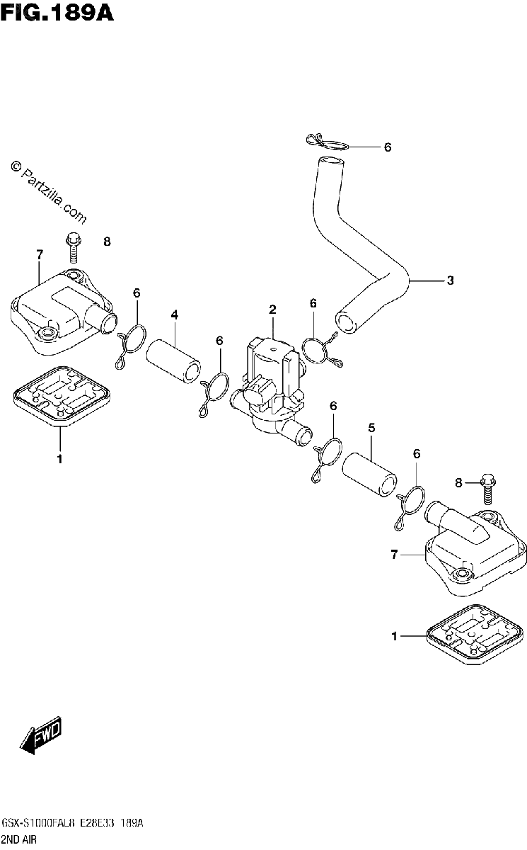 Diagrama de 189A 2ND AIR