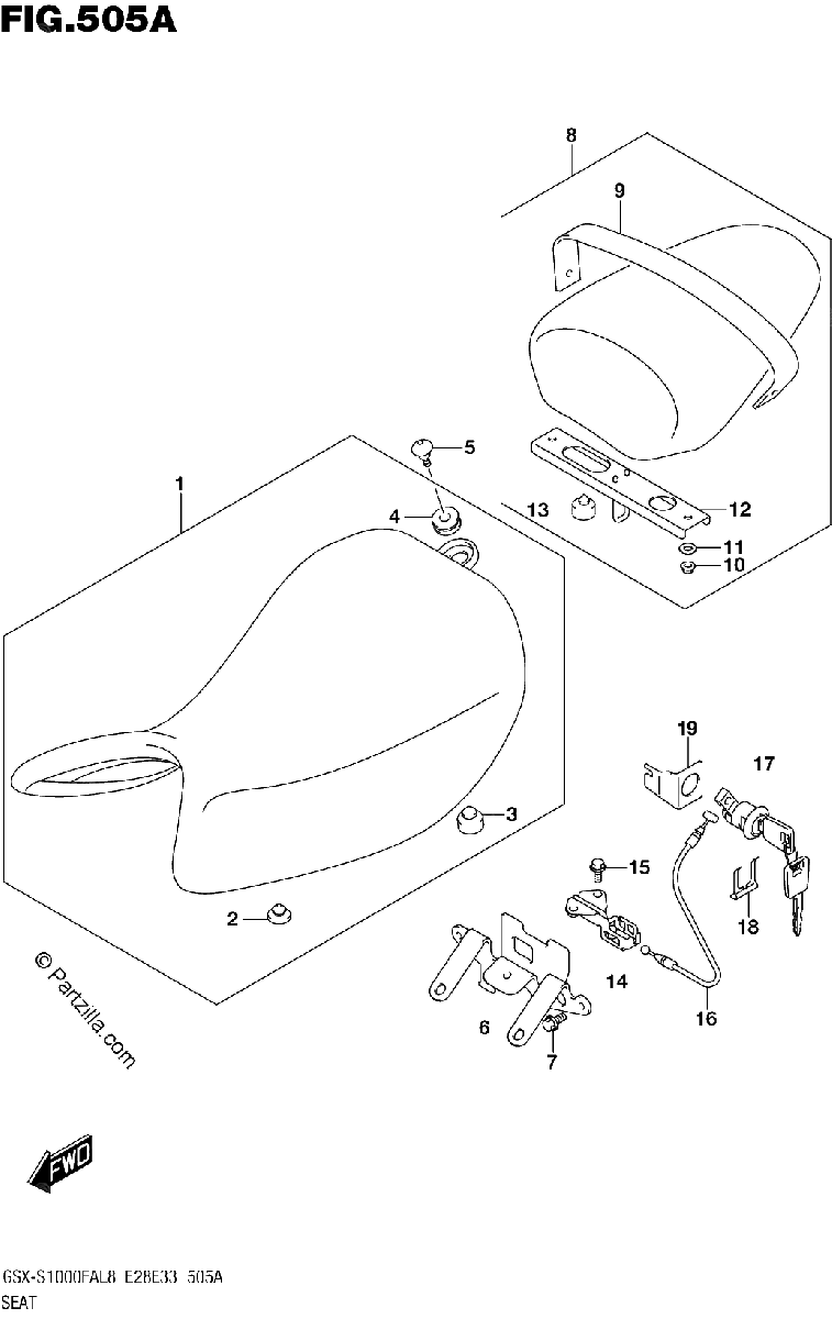 Diagrama de 505A SEAT
