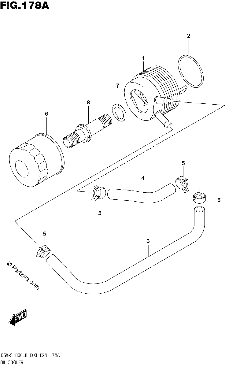 Diagrama de OIL COOLER