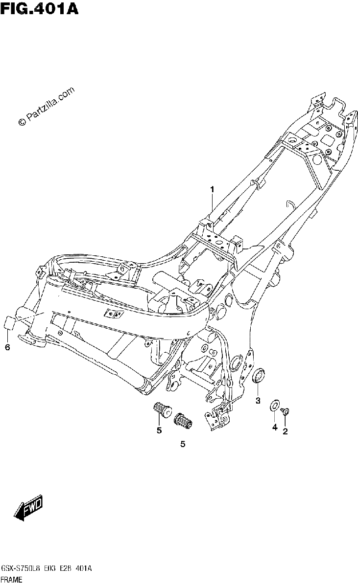Diagrama de 401A FRAME