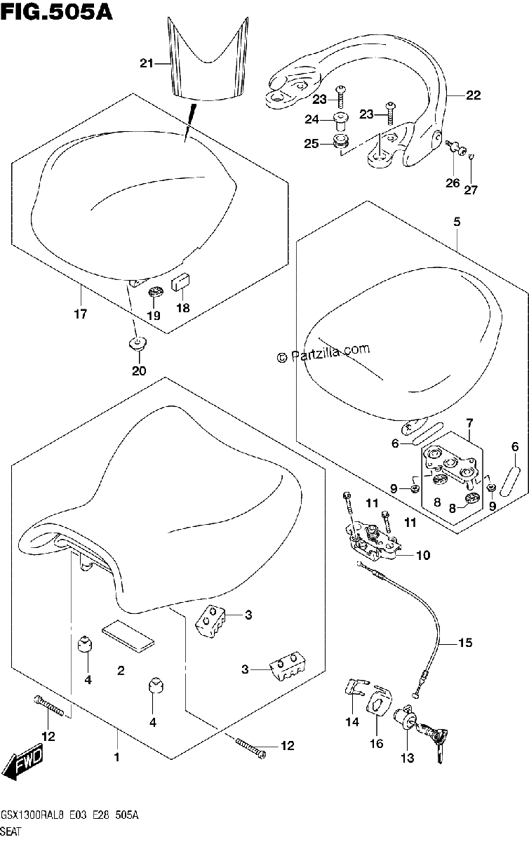 Diagrama de 505A SEAT