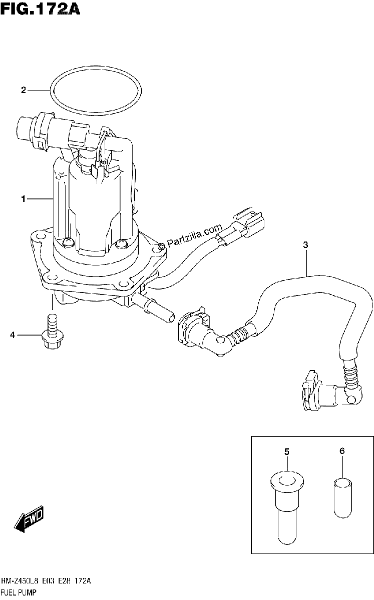 Diagrama de 172A FUEL PUMP