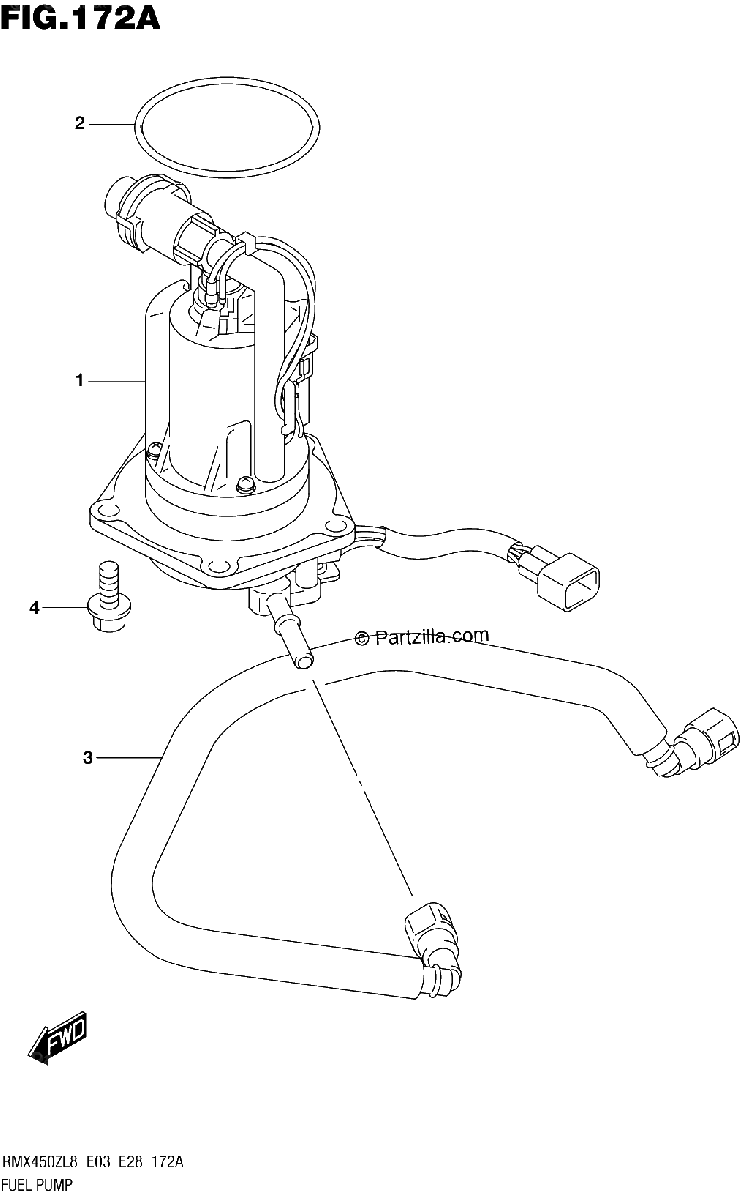 Diagrama de 172A FUEL PUMP