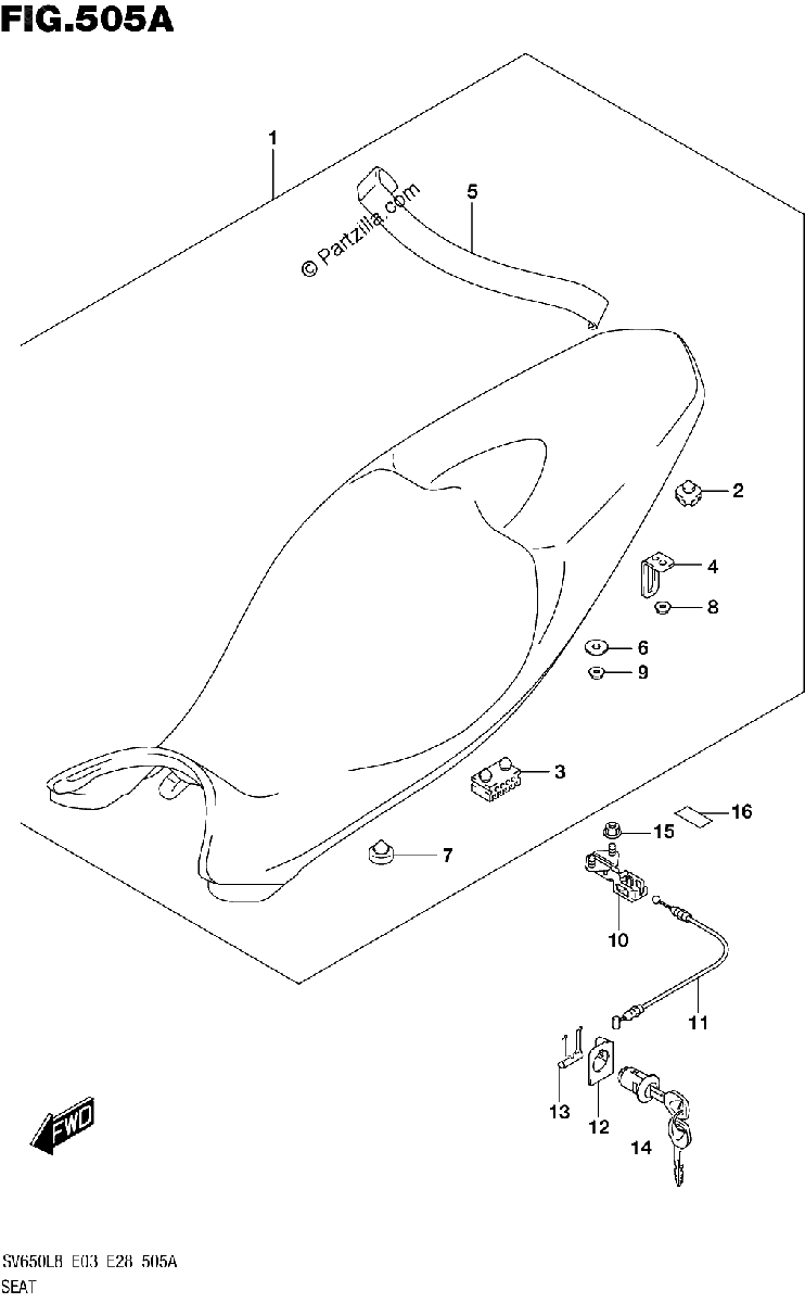 Diagrama de 505A SEAT