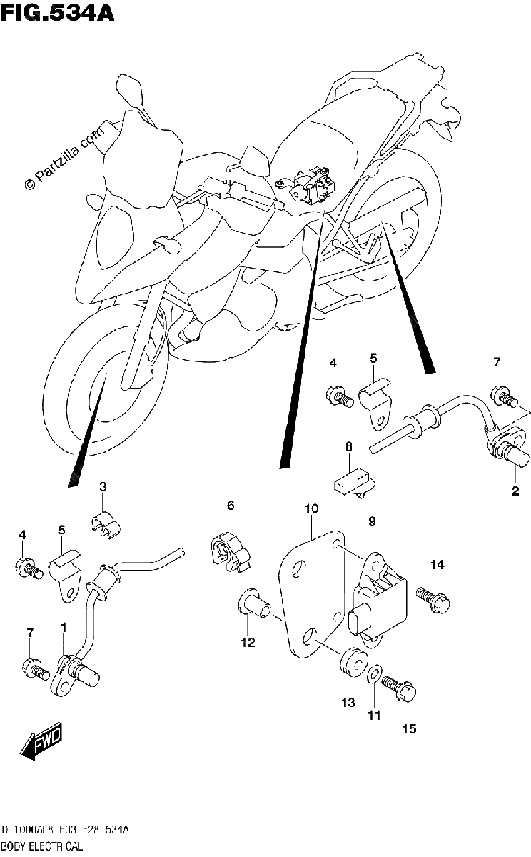 Diagrama de 534A BODY ELECTRICAL