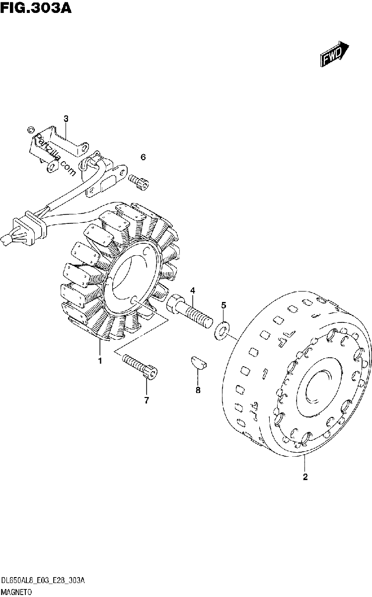 Diagrama de 303A MAGNETO
