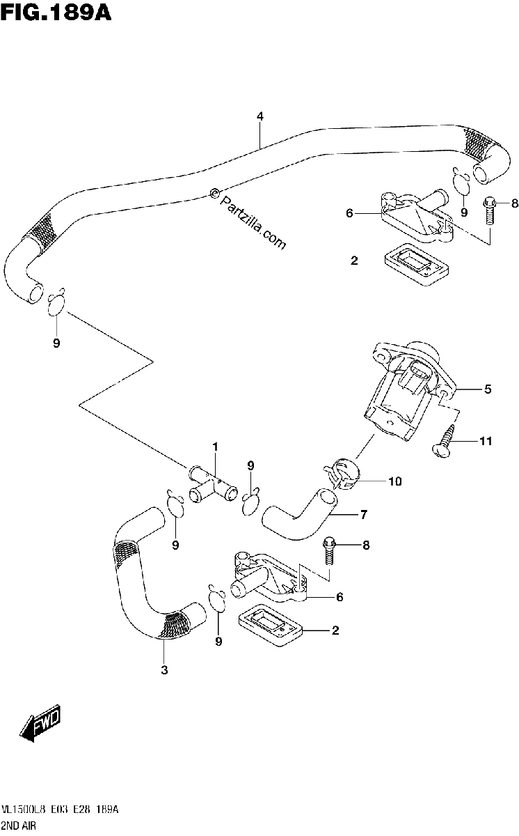 Diagrama de 189A 2ND AIR