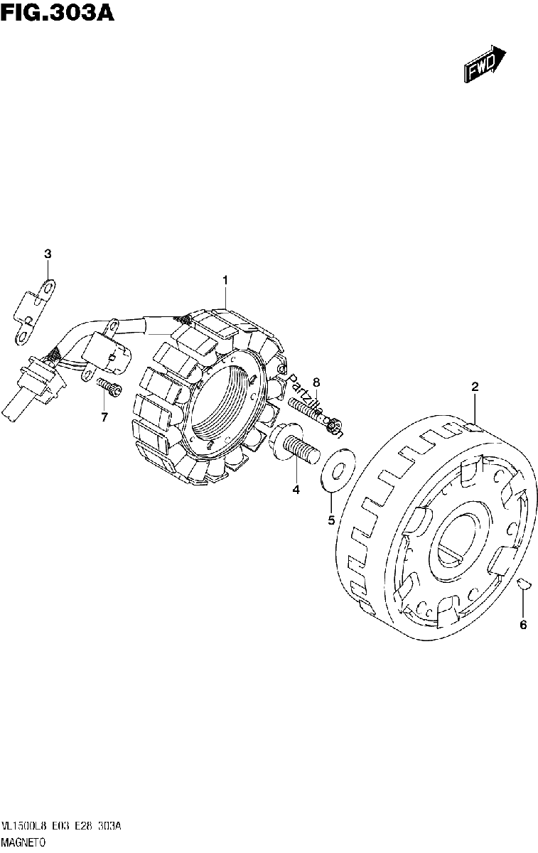 Diagrama de 303A MAGNETO