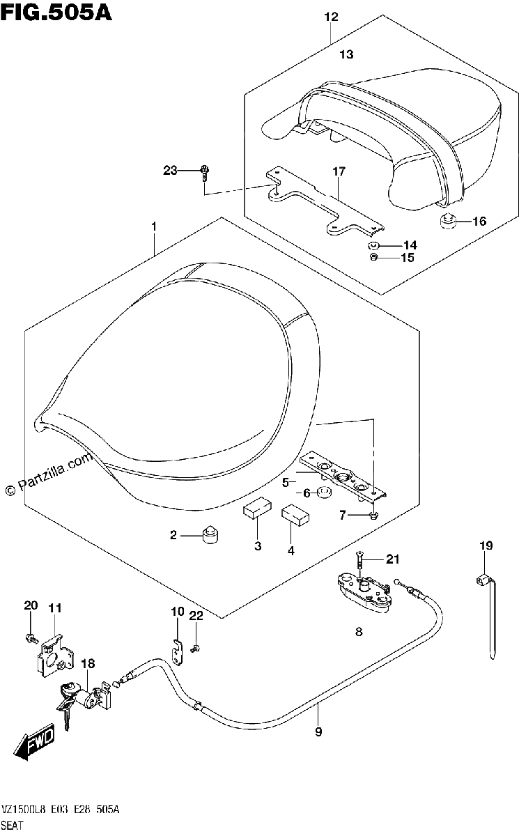 Diagrama de 505A SEAT