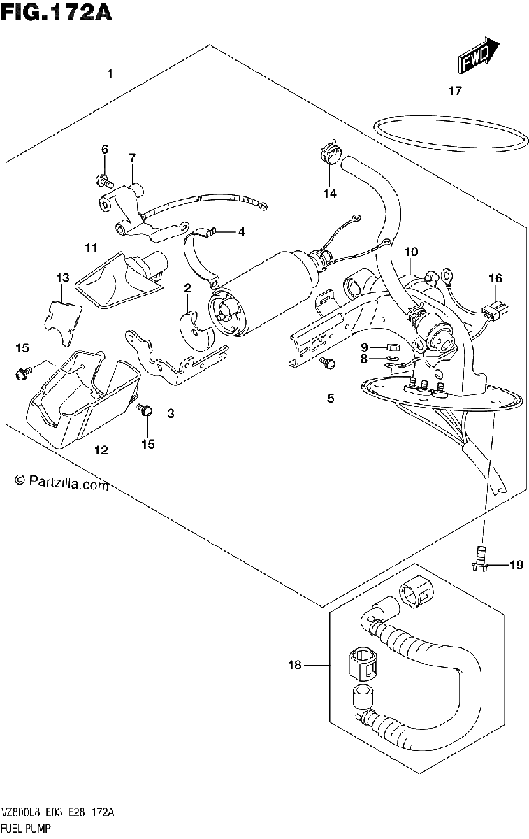 Diagrama de 172A FUEL PUMP