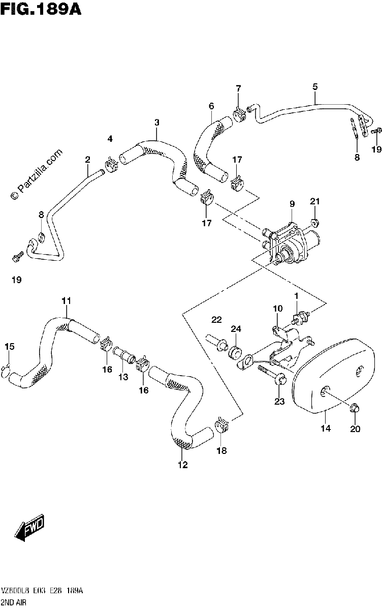 Diagrama de 189A 2ND AIR