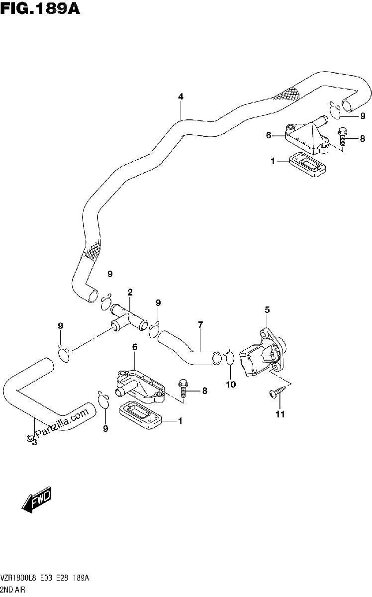 Diagrama de 189A 2ND AIR