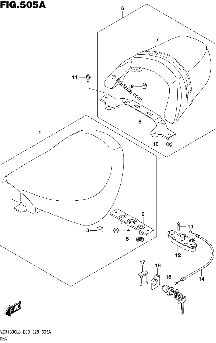 Diagrama de 505A SEAT