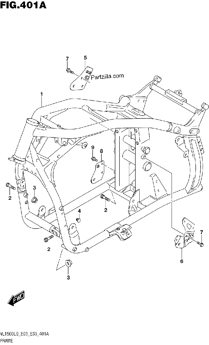 Diagrama de 401A FRAME