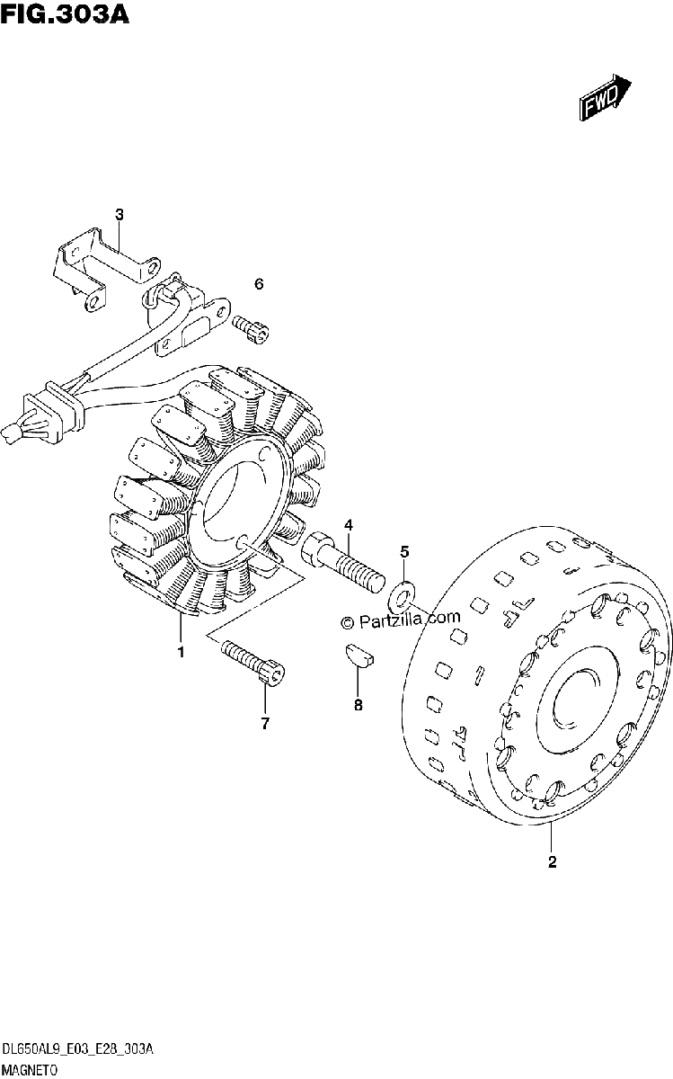 Diagrama de 303A MAGNETO