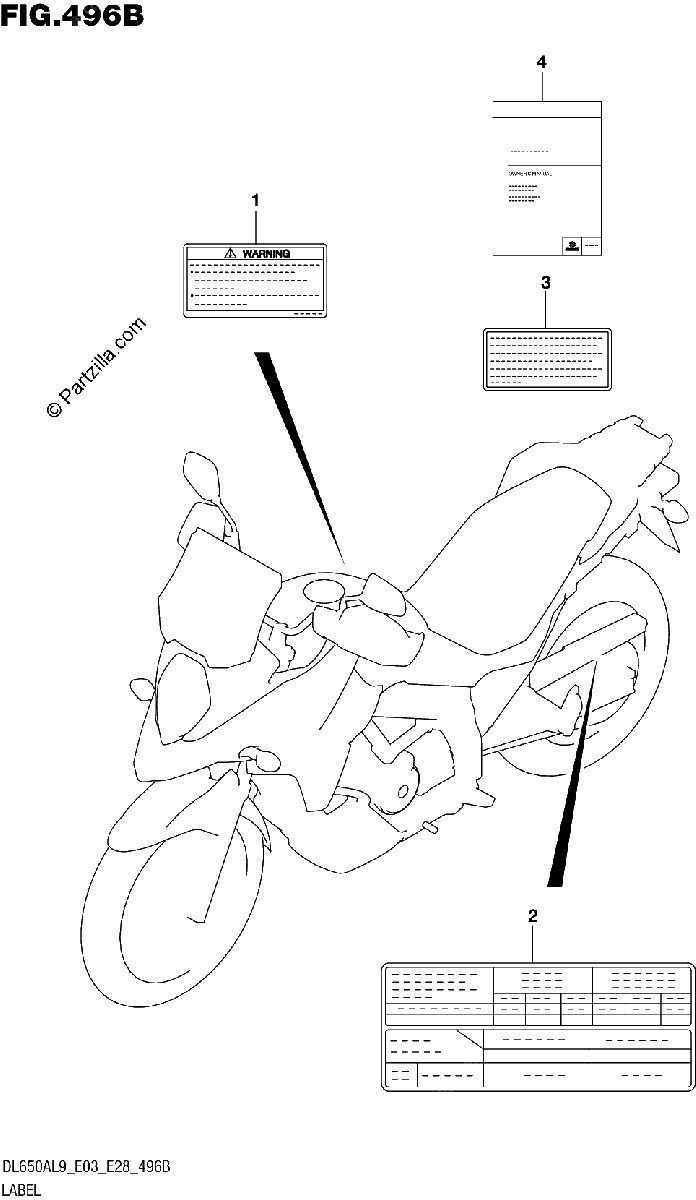 Diagrama de 496B LABEL E03