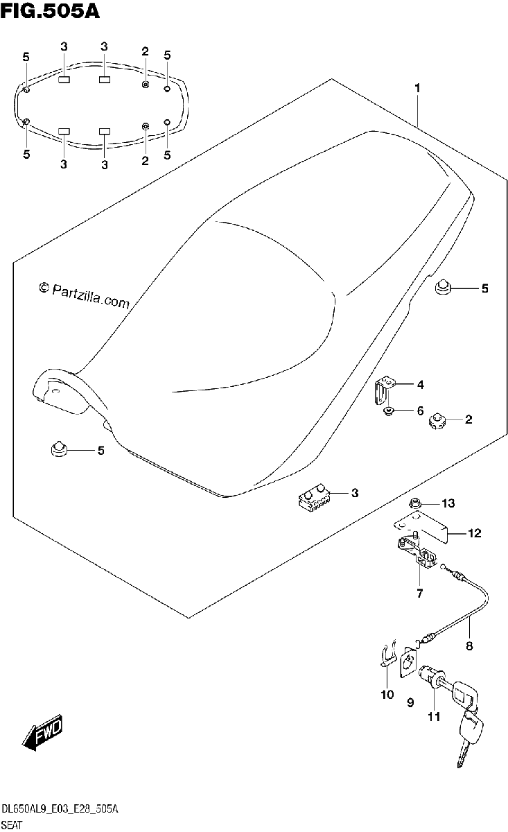 Diagrama de 505A SEAT