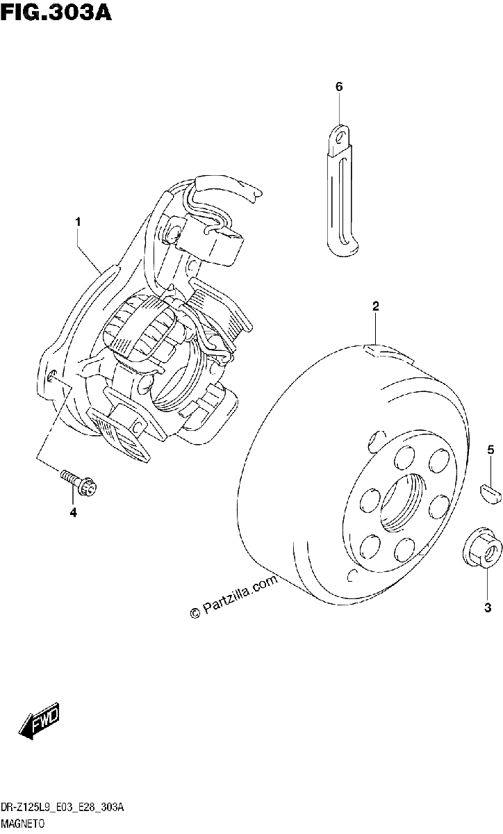 Diagrama de 303A MAGNETO