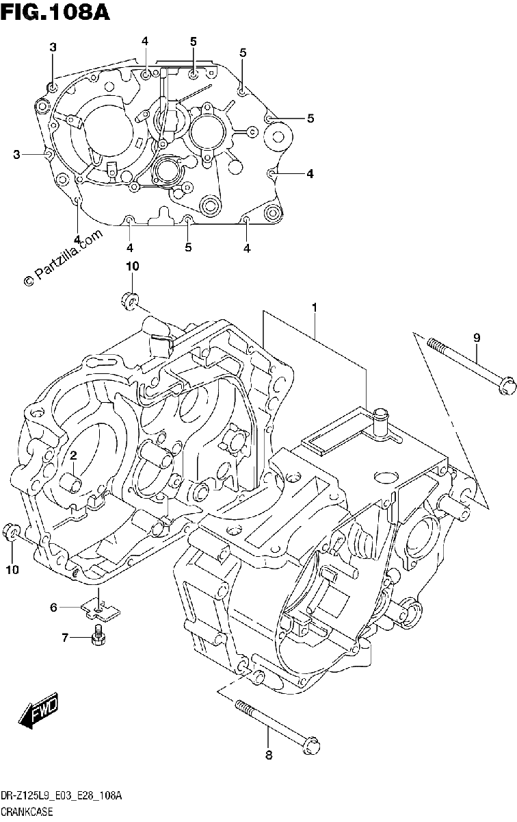 Diagrama de CRANKCASE