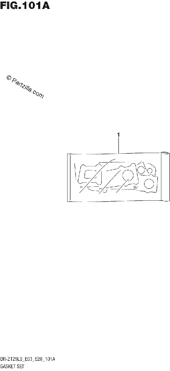 Diagrama de GASKET SET