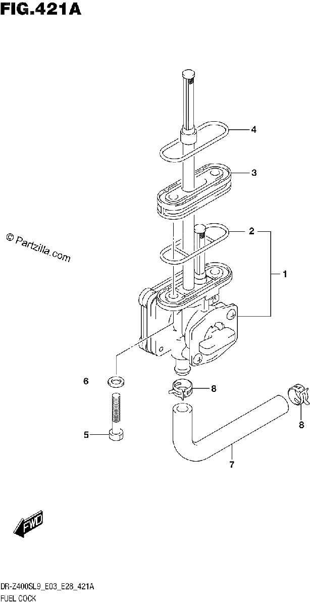 Diagrama de FUEL COCK
