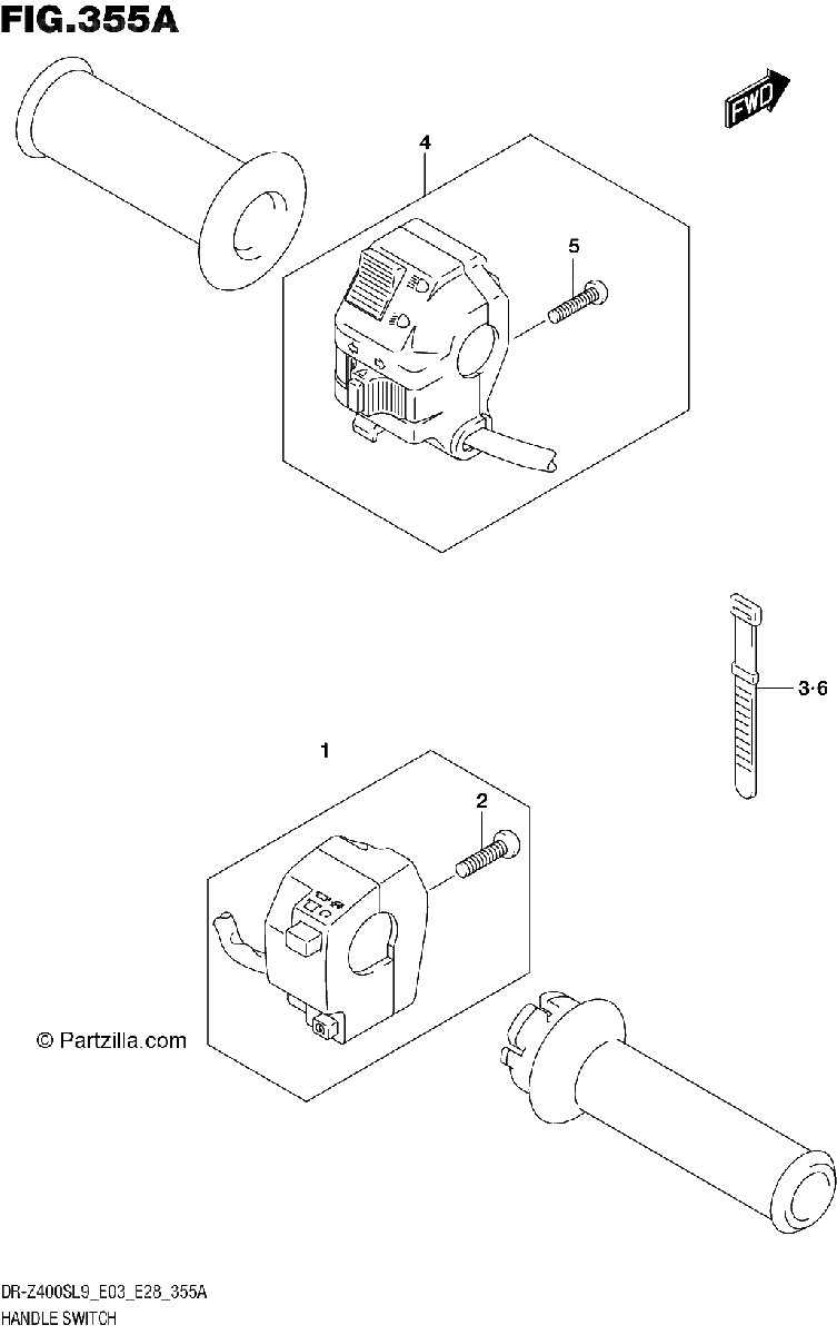 Diagrama de HANDLE SWITCH