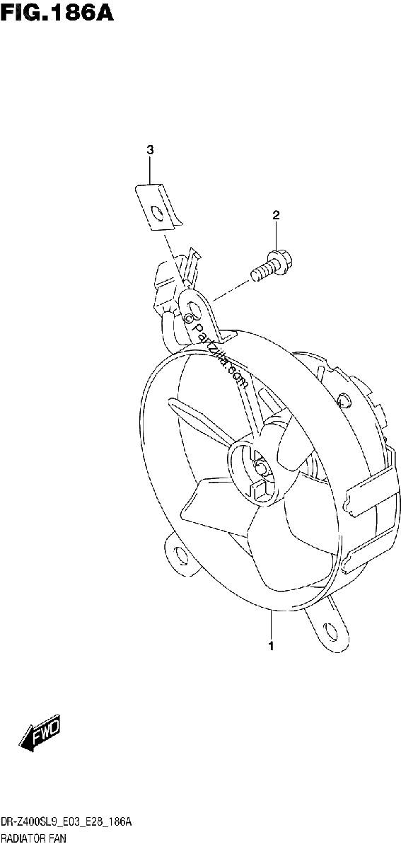 Diagrama de RADIATOR FAN