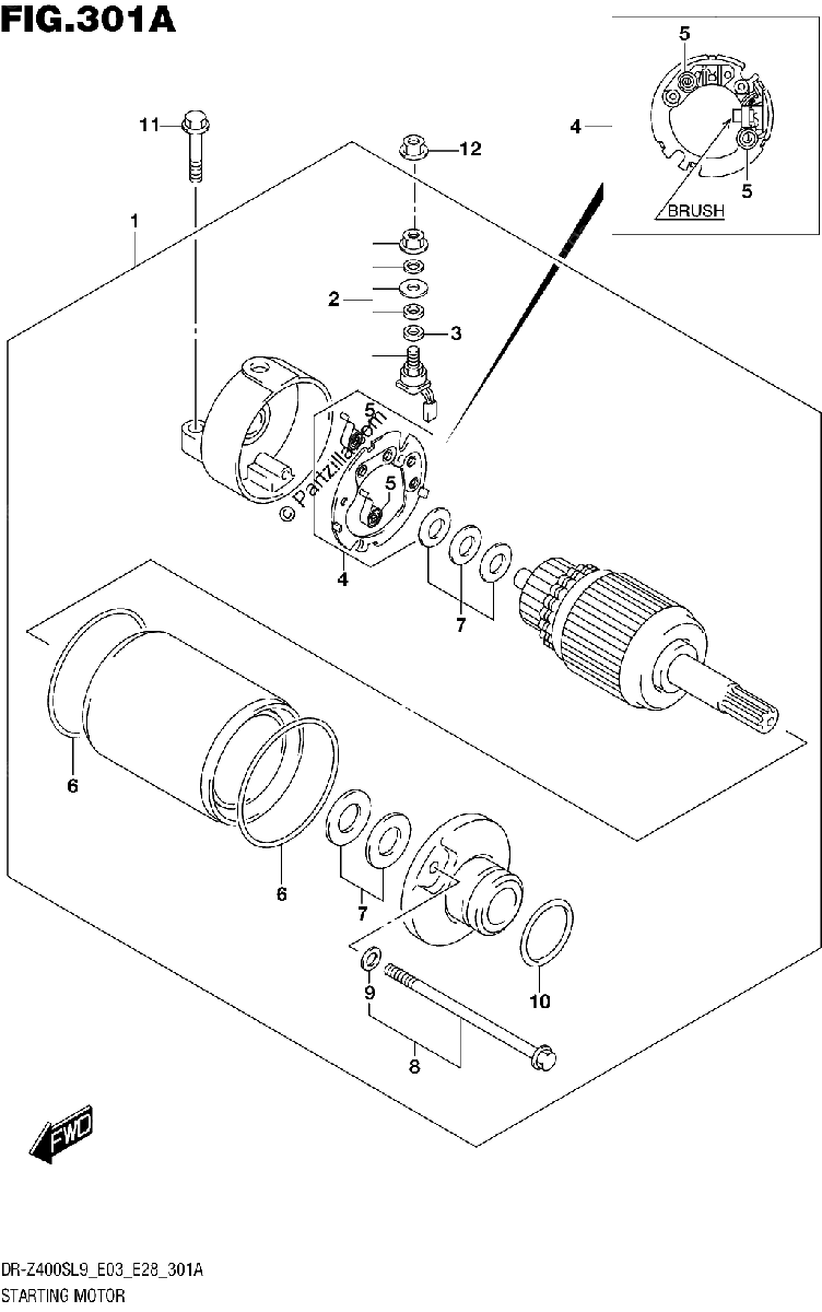 Diagrama de STARTING MOTOR