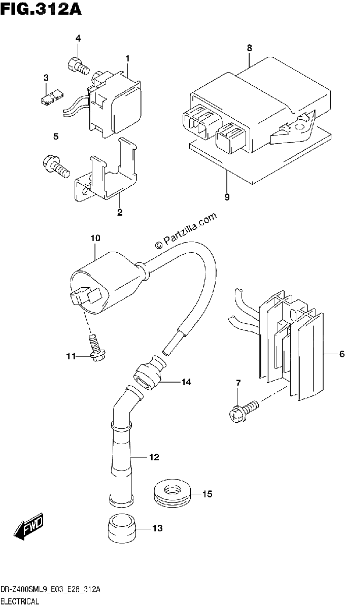 Diagrama de 312A ELECTRICAL