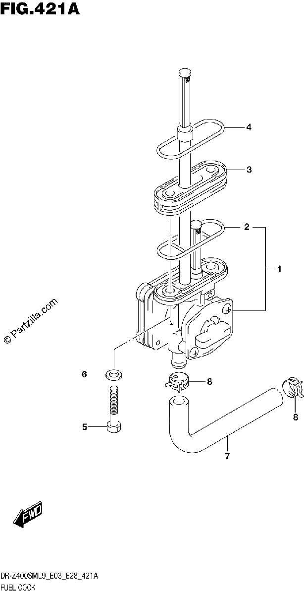 Diagrama de FUEL COCK