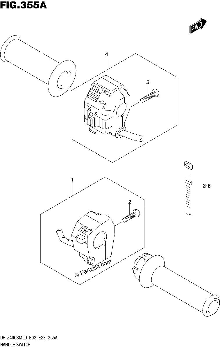 Diagrama de HANDLE SWITCH