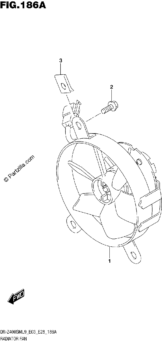 Diagrama de RADIATOR FAN
