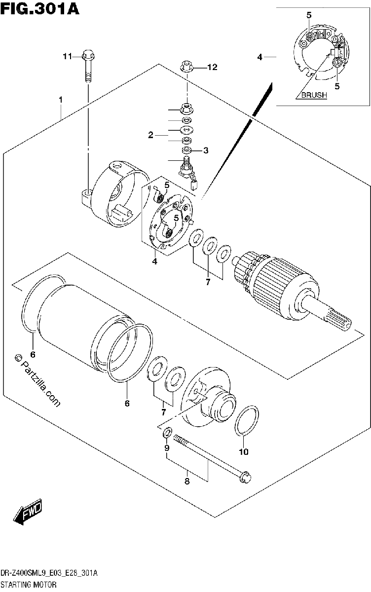 Diagrama de STARTING MOTOR