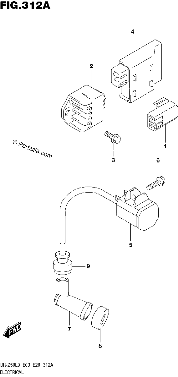 Diagrama de 312A ELECTRICAL