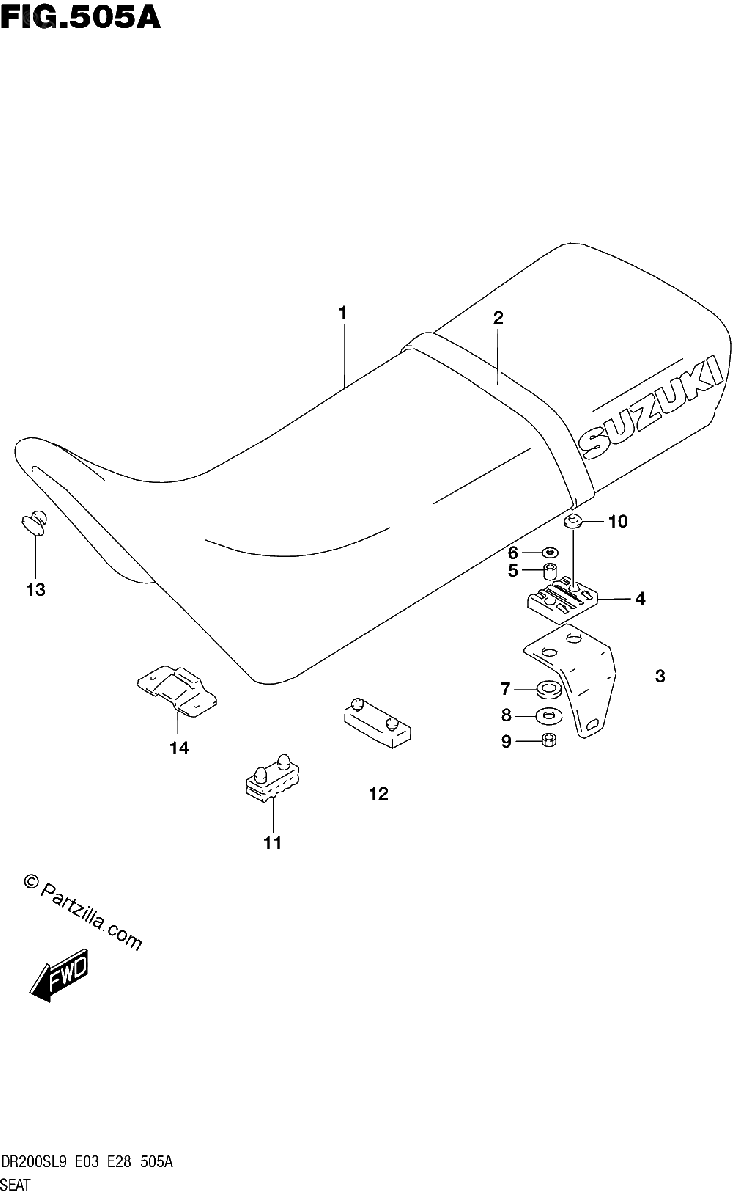 Diagrama de 505A SEAT