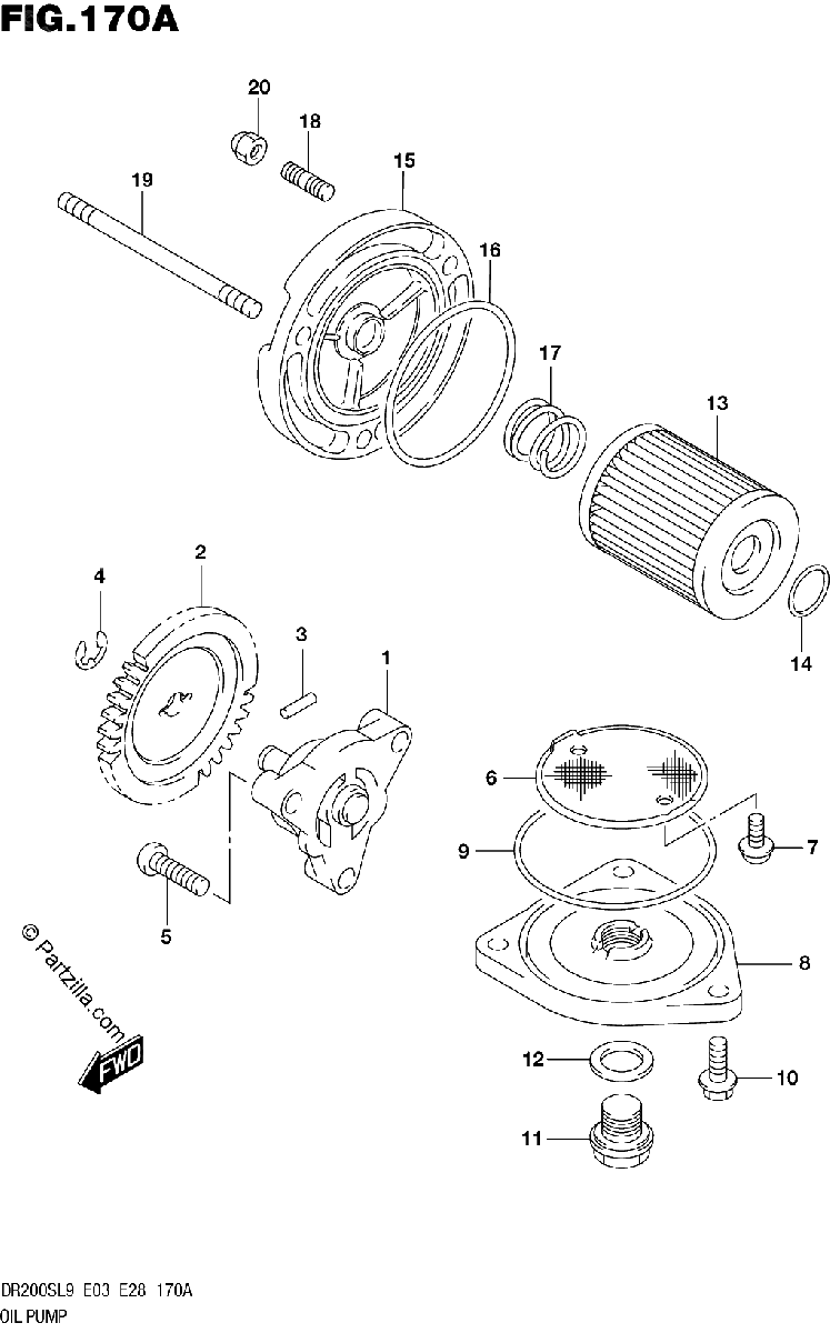 Diagrama de OIL PUMP