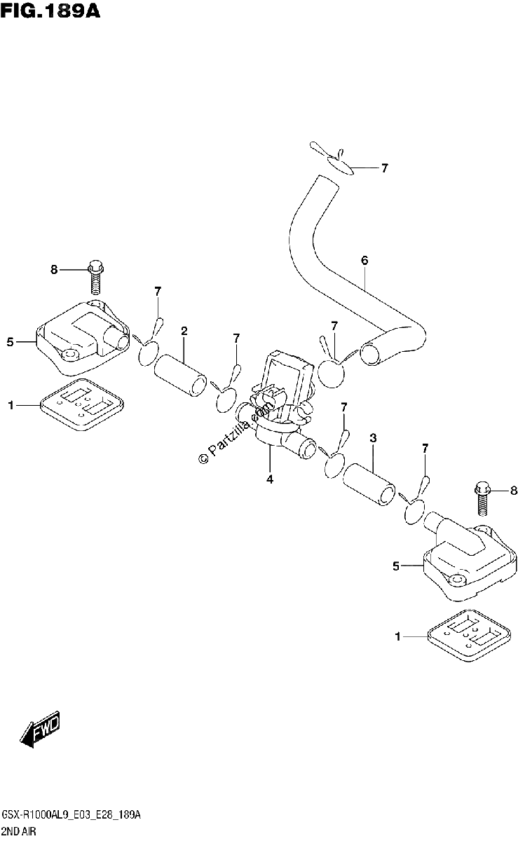Diagrama de 189A 2ND AIR