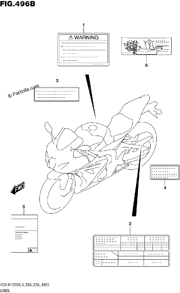 Diagrama de 496B LABEL E33