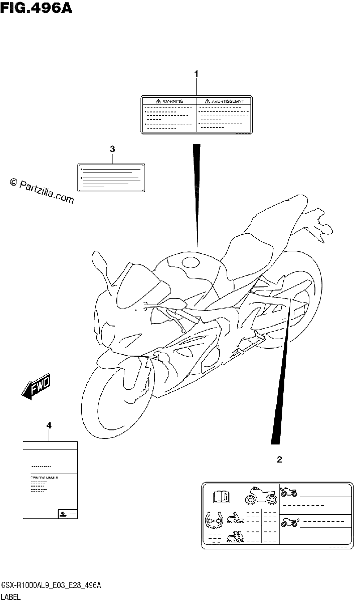 Diagrama de 496A LABEL E28