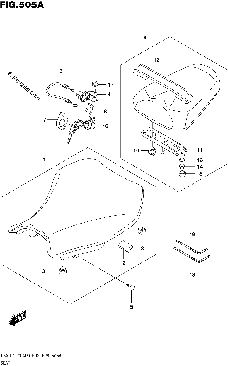 Diagrama de 505A SEAT