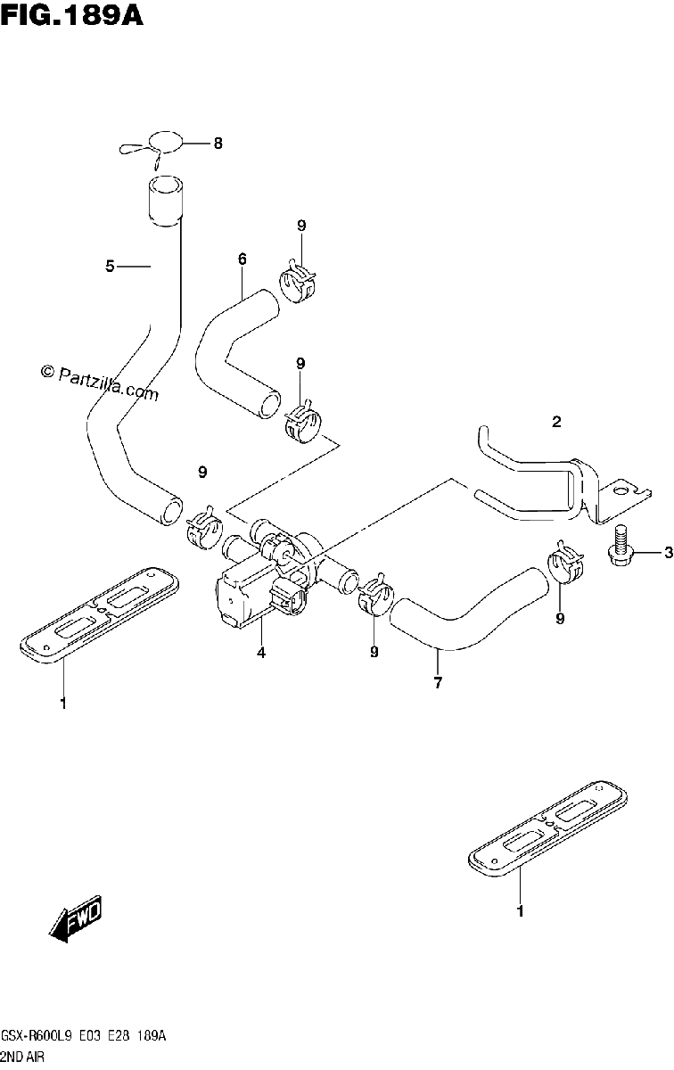 Diagrama de 189A 2ND AIR