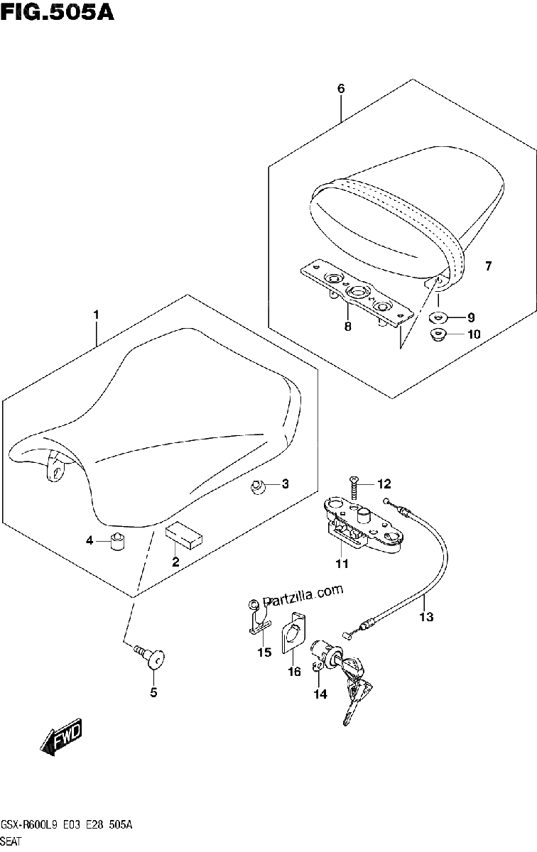 Diagrama de 505A SEAT