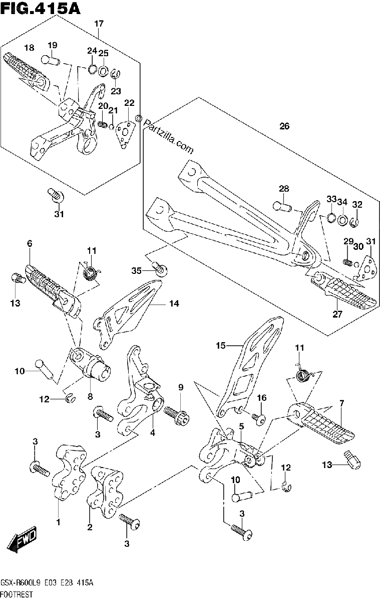 Diagrama de FOOTREST