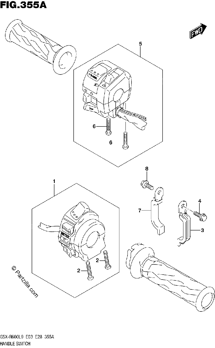 Diagrama de HANDLE SWITCH