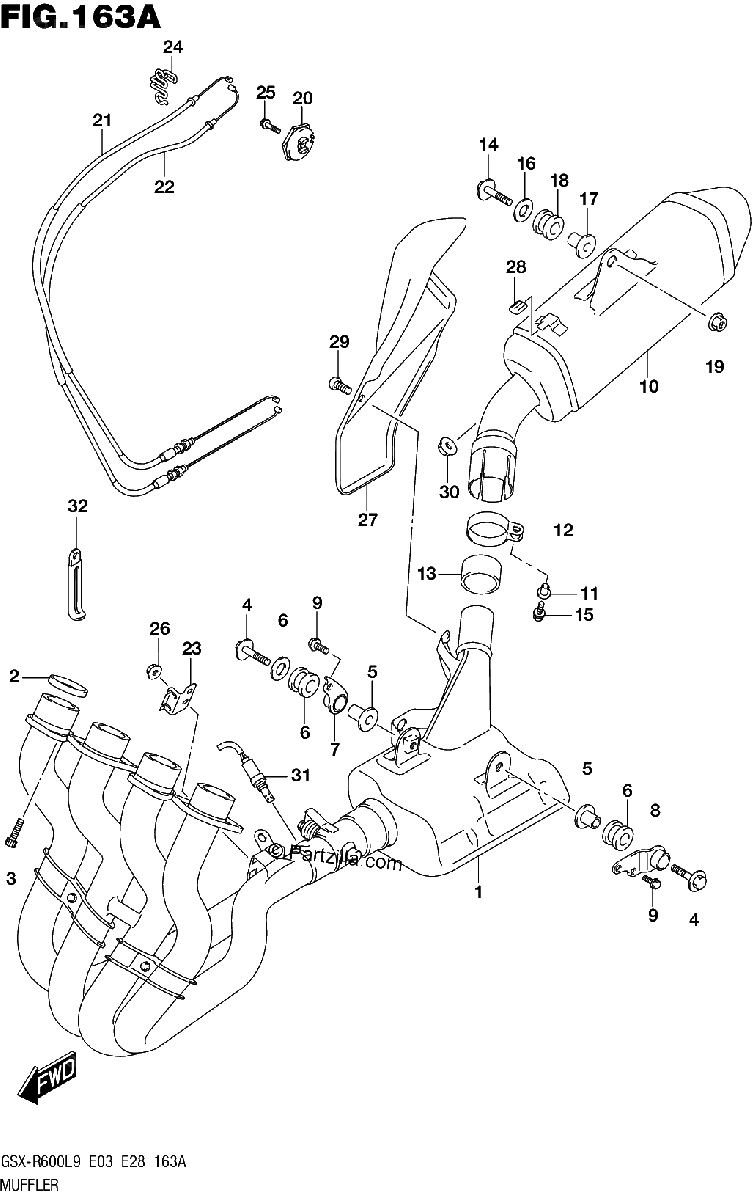 Diagrama de MUFFLER