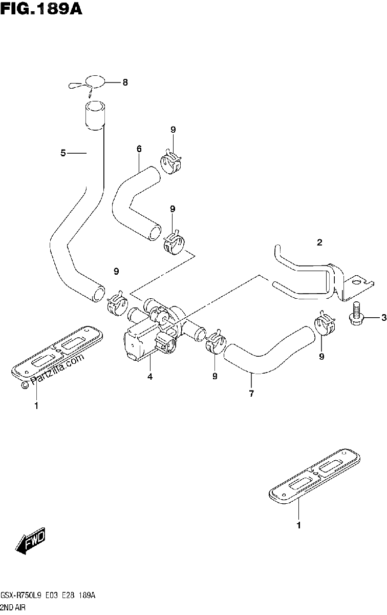 Diagrama de 189A 2ND AIR