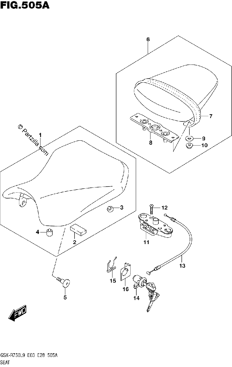 Diagrama de 505A SEAT