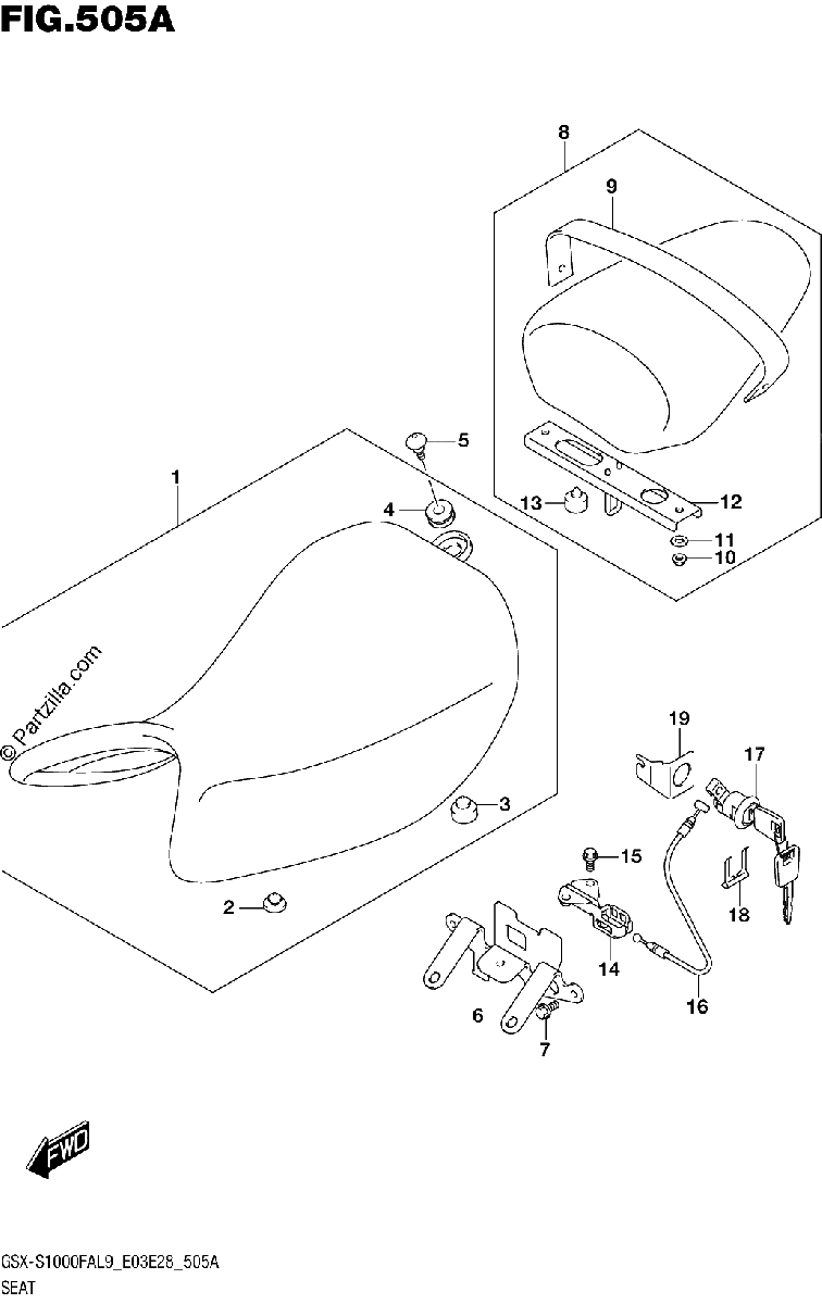 Diagrama de 505A SEAT