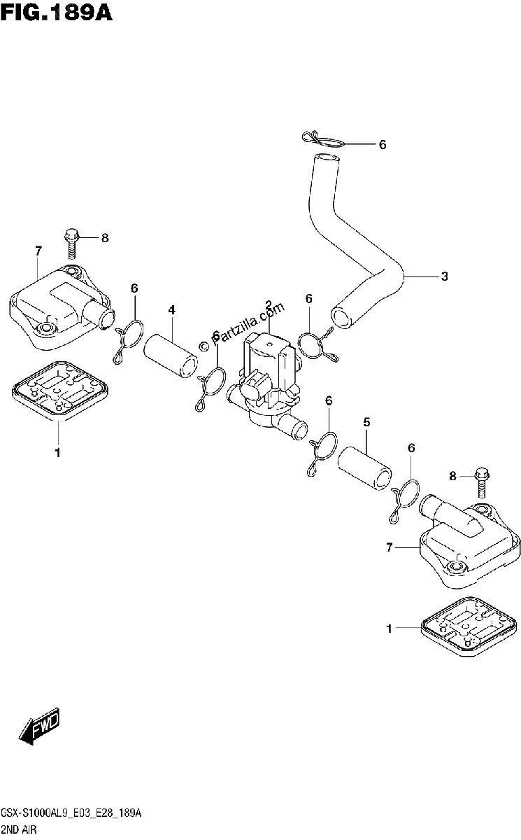 Diagrama de 189A 2ND AIR